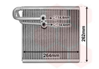Evaporator, air conditioning