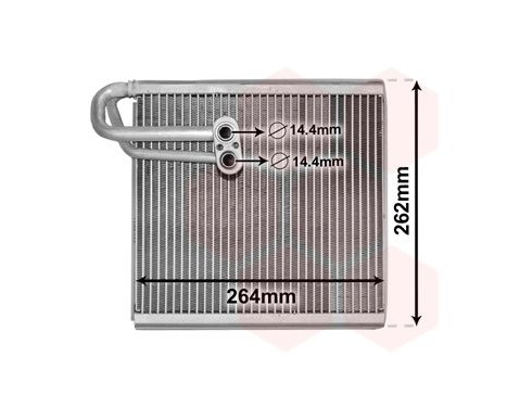 Evaporator, air conditioning