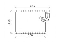Evaporator, air conditioning