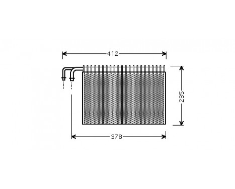 Evaporator, air conditioning