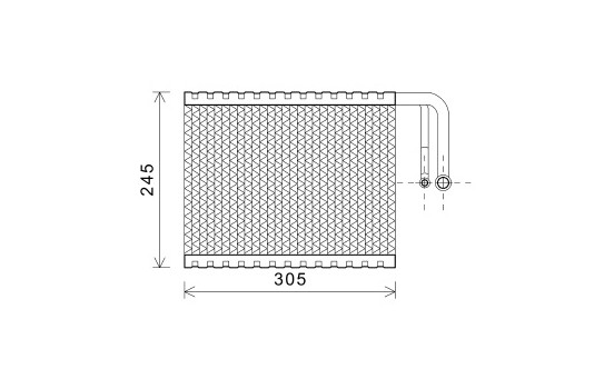 Evaporator, air conditioning