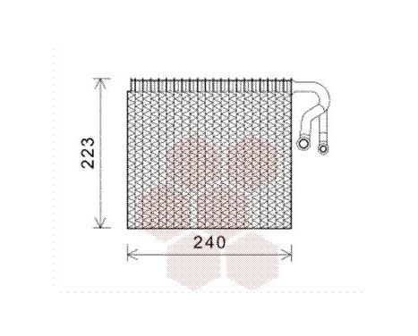 Evaporator, air conditioning, Image 2