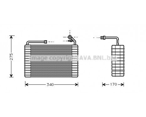 Evaporator, air conditioning, Image 2