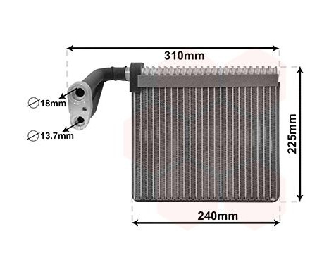 Evaporator, air conditioning, Image 2