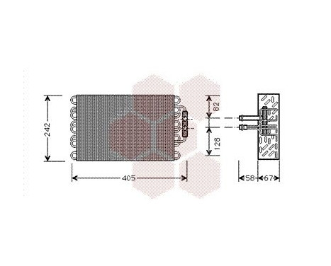 Evaporator, air conditioning, Image 2