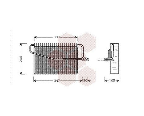 Evaporator, air conditioning, Image 2