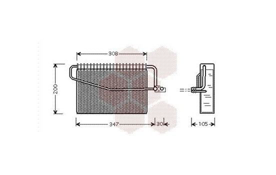 Evaporator, air conditioning, Image 2