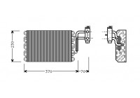 Evaporator, air conditioning