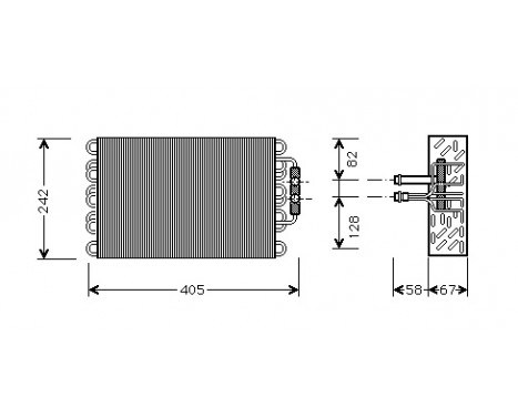 Evaporator, air conditioning