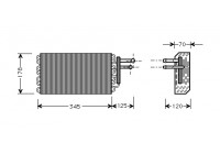 Evaporator, air conditioning