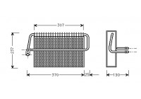 Evaporator, air conditioning