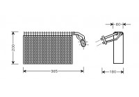 Evaporator, air conditioning