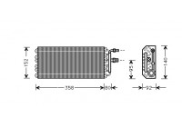 Evaporator, air conditioning