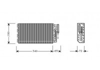 Evaporator, air conditioning