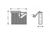 Evaporator, air conditioning