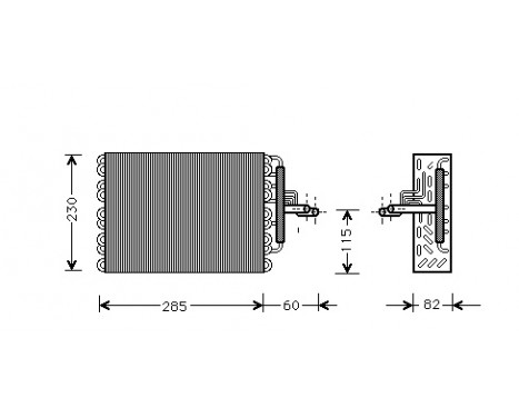 Evaporator, air conditioning