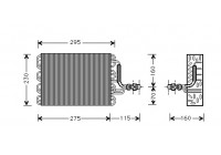Evaporator, air conditioning