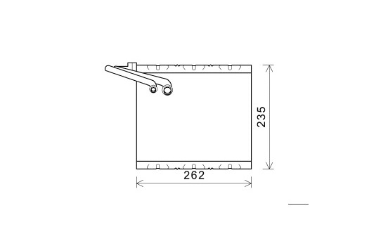 Evaporator, air conditioning