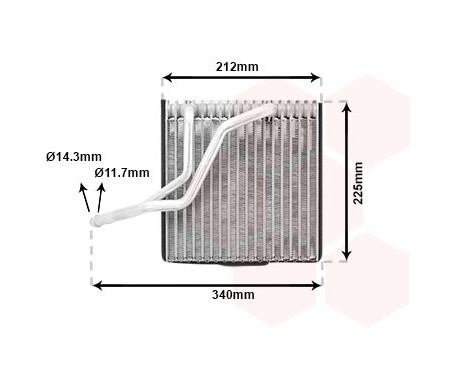 Evaporator, air conditioning, Image 2