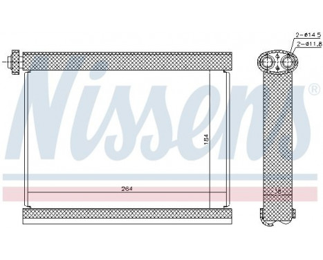 Evaporator, air conditioning