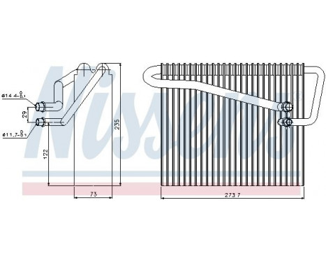 Evaporator, air conditioning