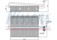 Evaporator, air conditioning