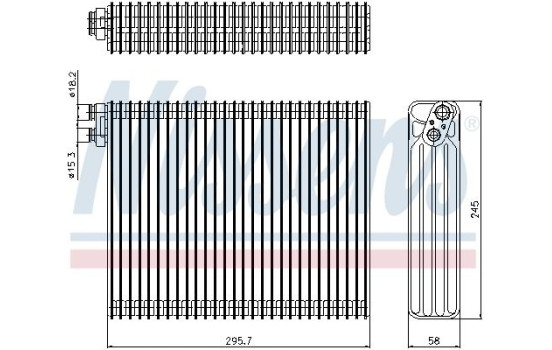 Evaporator, air conditioning