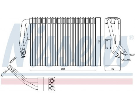 Evaporator, air conditioning