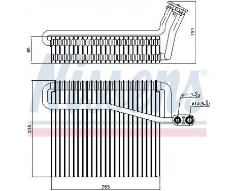 Evaporator, air conditioning, Image 2