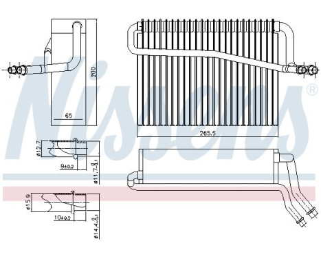 Evaporator, air conditioning, Image 2