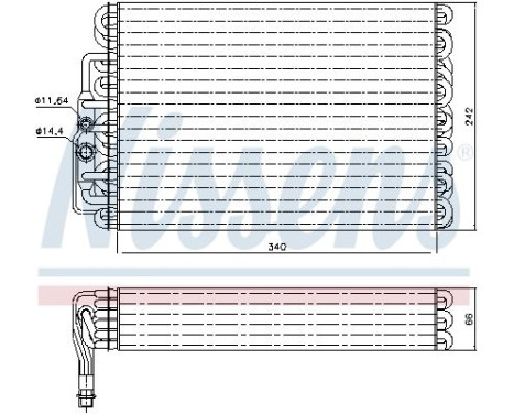 Evaporator, air conditioning, Image 2