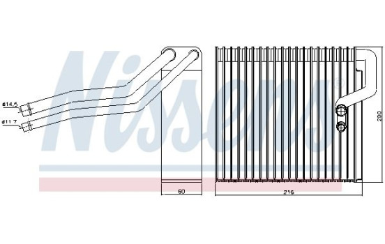 Evaporator, air conditioning, Image 2