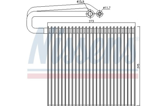 Evaporator, air conditioning, Image 2
