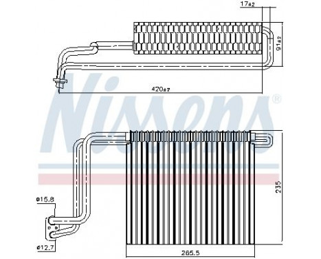 Evaporator, air conditioning, Image 2