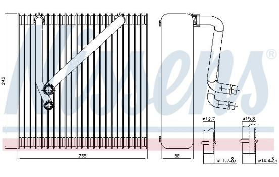 Evaporator, air conditioning, Image 2