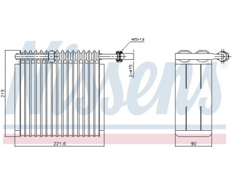 Evaporator, air conditioning, Image 2