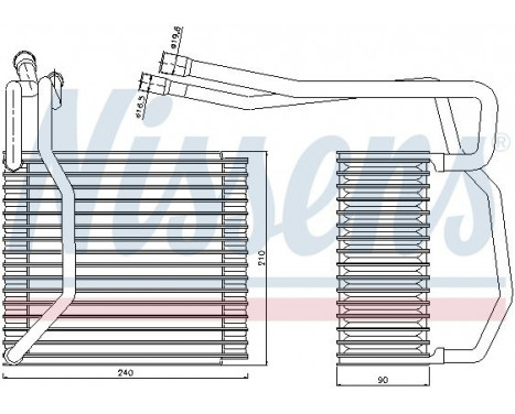 Evaporator, air conditioning, Image 2