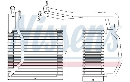 Evaporator, air conditioning, Image 2