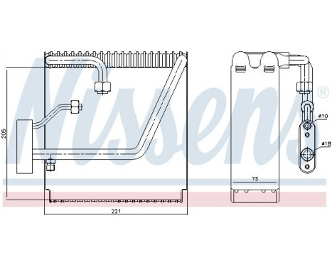 Evaporator, air conditioning, Image 2