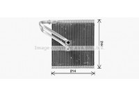 Evaporator, air conditioning