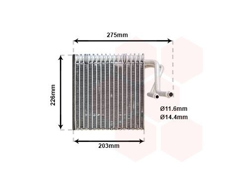 Evaporator, air conditioning, Image 2