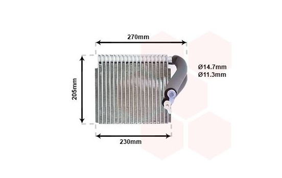 Evaporator, air conditioning, Image 2