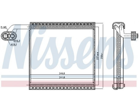 Evaporator, air conditioning