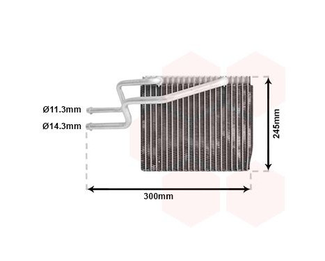 Evaporator, air conditioning, Image 2