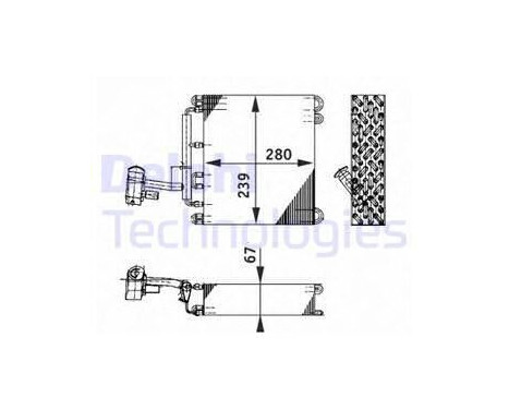 Evaporator, air conditioning