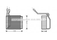 Evaporator, air conditioning