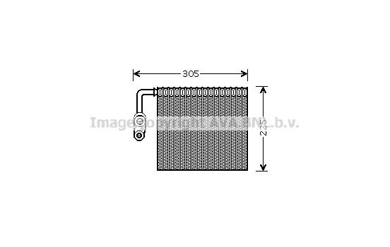 Evaporator, air conditioning