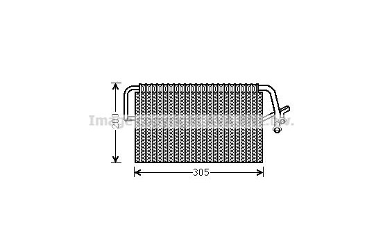 Evaporator, air conditioning