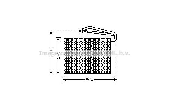 Evaporator, air conditioning