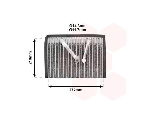 Evaporator, air conditioning, Image 2